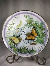 Hamilton Collection Butterfly Plate Garden Orange Sulphur 1483B Paul J Sweany 86 picture