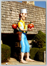 c1970s Johnny Appleseed Restaurant New Market Virgina Statue Vintage Postcard picture