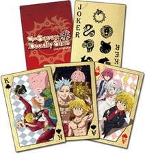 The Seven Deadly Sins Group Poker Playing Cards Anime Licensed NEW picture