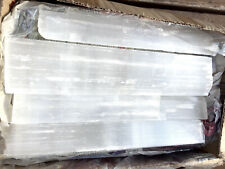 XL Natural Selenite Logs lb LOT Crystal Wands 