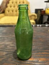 Vintage 7up Embossed Green Glass 10 oz Bottle-Rare 7up Glass Bottle-1979 picture