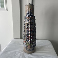 Vtg Original King Werk Maibaum 2L German Beer Stein 906 Western Germany UNUSED picture
