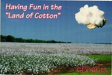 Vintage Postcard 4x6- Land of Cotton, Georgia. picture