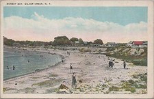 Postcard Sunset Bay Silver Creek NY  picture