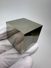MIRROR SHINE__Beautiful Lusterous 1 3/8 '' Pyrite Cube__Navajun Mine, Spain picture