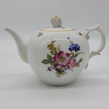 Furstenberg Ancestral Design Porcelain Colorful Flower Tea Pot Made In Germany picture