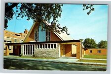 Algonac MI-Michigan, Church St. Catherine, Religion, Vintage Postcard picture