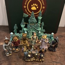 Boyds Bears Wizard of Oz The Emerald City Complete Set 24803 W/ Box & Styrofoam picture