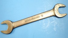 Antique Bonney 1733 Double Open end Wrench 1/2 USS 5/8 CAP 11/16 SAE 3/4 OC picture