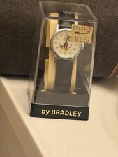 Vintage Bradley Mickey Mouse Watch By Bradley Original Box Old Kmart Price Tag picture