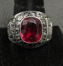 Vintage Automotive Union UAW Local 594 25 Year Service Ring Gemco Size 11.5 picture