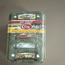 My First Knife Collector Starter Case Knife Kit NEVER Opened Still In Plastic picture