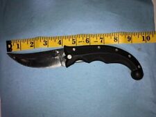 Vintage Japan Cold Steel #25S Scimitar Plain Edge Folding Knife Made in 1990's picture