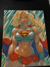 Superwoman Art Print Signed 8.5x11 | Art by Keyeske picture