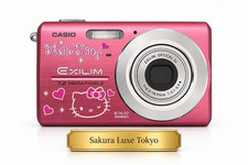 EX-Z75 CASIO EXILIM Hello Kitty Pink Digital Camera Sanrio Japan Tested Rare picture