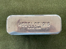 Original WWI Model of 1916 Bacon Tin Can Ration Meat Tin AEF US Army Pristine picture