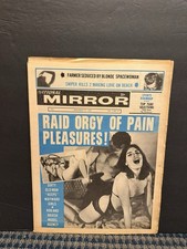 1968 National Mirror Newspaper, Blond Space Woman, Liz Langley Centerfold (10S) picture