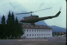 c1970's Kodachrome 35mm Slide Bell UH 1 Iroquois Helicopter Germany European picture