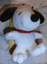 NIP-PEANUTS SNOOPY 5'inch PLUSH KEYCHAIN BACKPACK CLIP TOY COLLECTIBILE picture