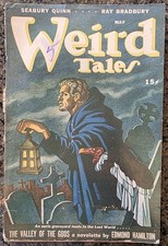 Weird Tales May 1946 Robert Clyne Cover Ray Bradbury Cover Detached picture