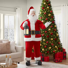 6.5 FT ANIMATED LED APP CONTROLLED SANTA CLAUS ANIMATRONIC CHRISTMAS DECORATION picture