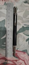 Graf Von Faber Castell Lustrous Cap Black Barrel Ball Point Pen Germany  picture