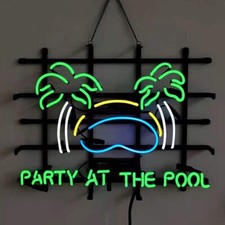 New Party At the Pool Neon Sign 20