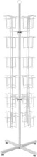 SSWBasics 48 Pocket Rotating Greeting Card Display Rack White picture