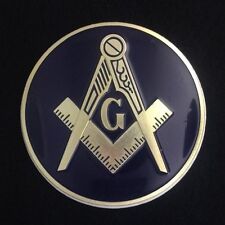 Masonic Car Auto Emblem (Dark Blue) MAE-2 picture