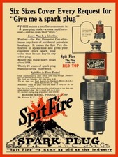 1922 Style Mosler Spitfire Spark Plugs NEW Metal Sign 24