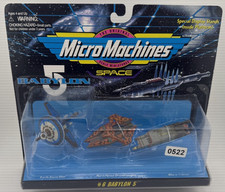 Vintage 1996 Micro Machines Babylon 5 Collection #6 3 Ship Pack 65626 NIP picture