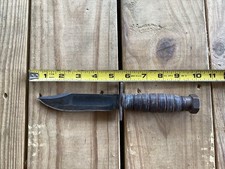 Vintage Camillus Jet Pilot Survival Bail Out Knife  picture