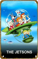 The Jetsons (1962) Show Logo Family Tin Metal Signs Home Décor 8x12  picture