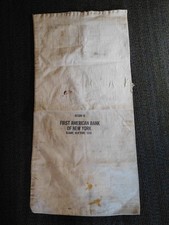 VINTAGE  LARGE BANK BAG 35