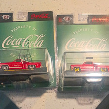 Coca-Cola 1979 Chevrolet Silverado Stepside Diecast Truck Red/White/Gold Chase picture