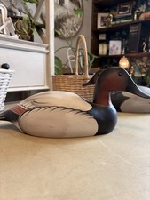 Vintage Wildfowler Canvasback Drake Duck Decoy - Babylon NY Voids Collect 1980 picture