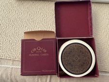 Vintage Waddington's Cir-Q-Lar Deck Of Round Playing Cards Complete 53 Cards picture
