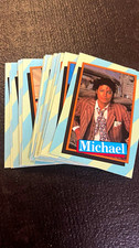 Vintage 1984 Michael Jackson Non-Sport Trading Cards Green Lot 24 Different  picture