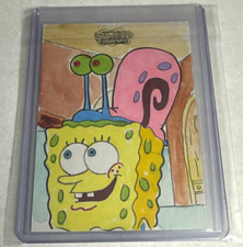 Topps 2025 Chrome SpongeBob 25th Anniv 1/1 Sketch Hard Signed Auto #25 Riveron picture
