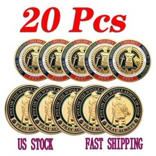 20 PCS Put On the Whole Armor Of God Collection Commemorative Challenge Coin US picture