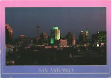 Beautiful San Antonio, Texas Skyline at Sunset, Showing Buildings Postcard picture
