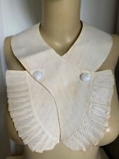 RARE French 1930s Designer Handmade Pleated Collar  - Extremely Chic picture