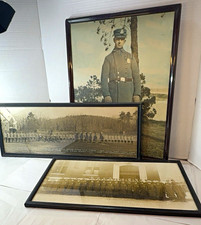 Vintage Police Photo Lot of 3 Framed Pictures – Boston December 1927 Class picture