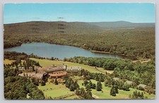 Skytop Club Pennsylvania Aerial View Lake Resort Vintage Postcard 1985 picture