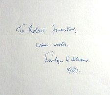 Figurative Artist Evelyn Williams (1929–2012) ~ Signed Hand Written Letter picture