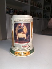 Anheuser Busch Budweiser 1998 “When Gentlemen Agree” Historic Advertising Stein picture