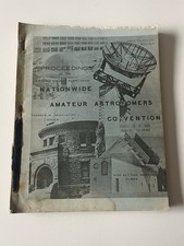 1959 Amateur Astronomers Convention Proceedings Denver - Thomas R. Cave Owned picture