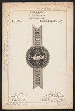 Albany NY 1887 G T Stoneman Stoneman Glove Fitting Knit Underwear Trademark picture