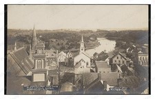Newmarket New Hampshire Church View Standard Postcard COPY RPPC picture