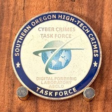 Southern Oregon Cyber Crimes Task Force Challenge Coin M#17 picture